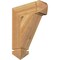 Ekena Millwork Traditional Arts & Crafts Rough Sawn Bracket, Western Red Cedar, 4"W x 14"D x 18"H BKT04X14X18TRA03RWR - alternate 1